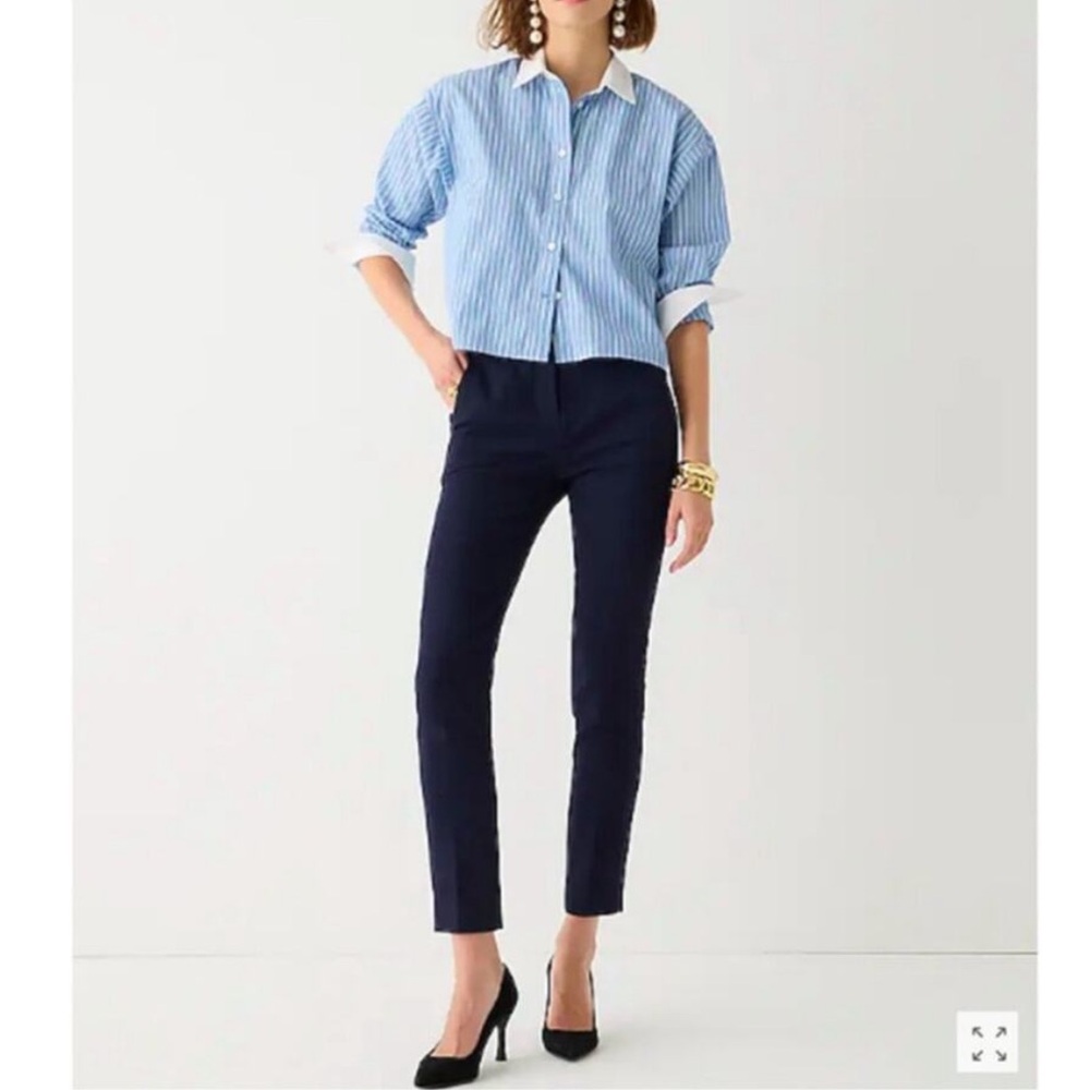 J. Crew Navy High Rise Cameron Pants. Size 14. Good condition.